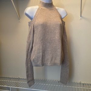 Express open shoulder sweater
